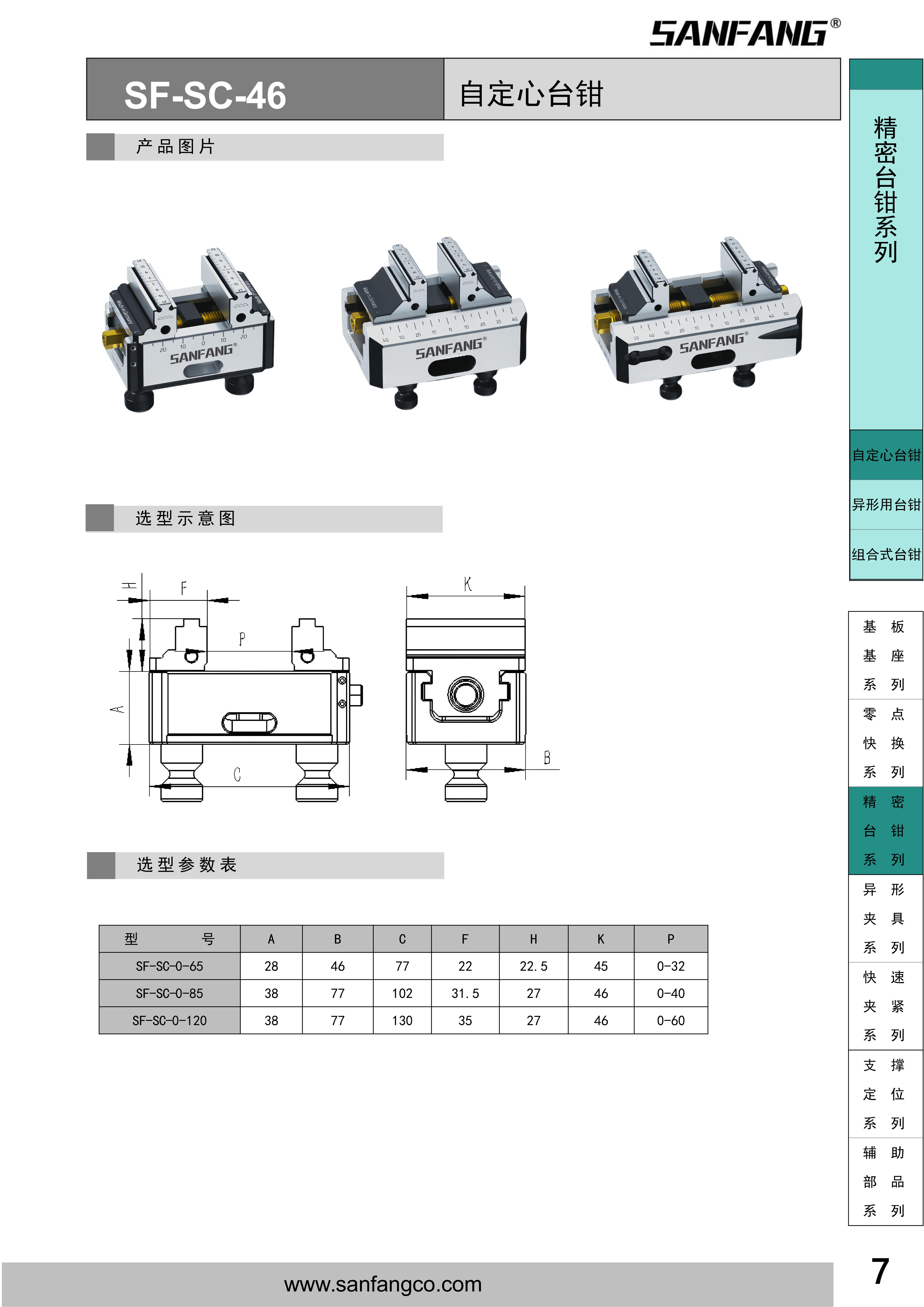 自定心臺鉗